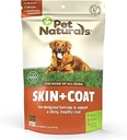 Pet Naturals Skin ve Köpekler için Kuru, Itchy ve Irritated Skin, 30 Chews - Salmon Oil, Vitamin E ve Flax Oil - Hiçbir Corn veya Buğday - Vet Önerilen