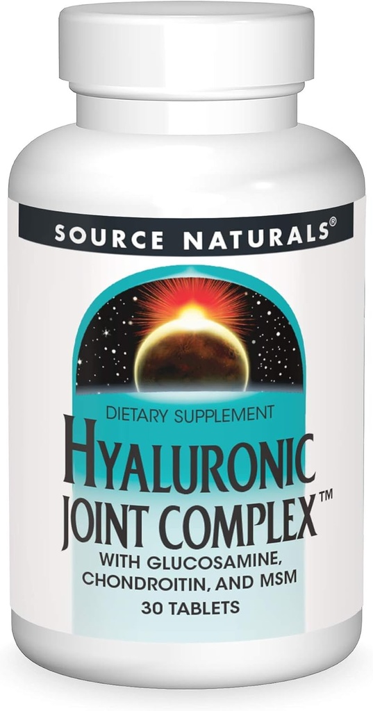 Source Naturals Hyaluronic Joint Complex με γλυκοζαμίνη, χονδροϊτίνη & MSM - 30 δισκία