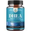 DHEA Supplement for Women & Men - Pure DHEA 50mg for Hormon Dengesi, Mood Stability, Brain Function, Immune System, Energy & Fertness - Dehidrepiandrosterone Capsules Yetişkinler için - 60 Ctt