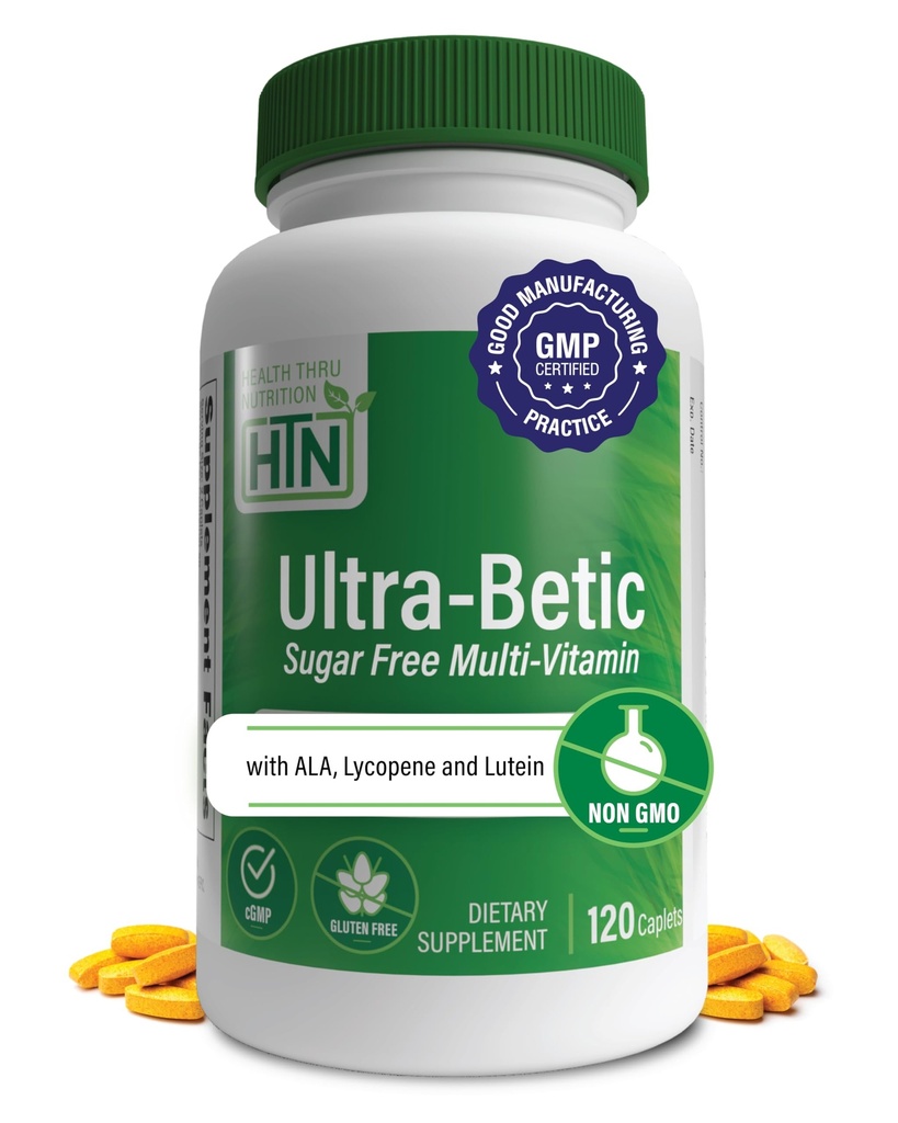 Υγεία Θρου Διατροφή Ultra-Betic Multivitamin 120 Count 