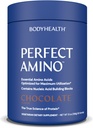 VücutSağlık MükemmelAmino Toz - BCAA ve EAA Toz Pre and Post Workout - Amino Asit Enerji Erkekler ve Kadınlar için Yalın Kas ve Kurtarma Çikolatasını Desteklemek için İçilir - 60 Hizmet