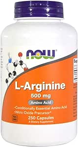 Şimdi Gıdalar L-Arginine (500 mg) - 250 ct (Pack of 2)