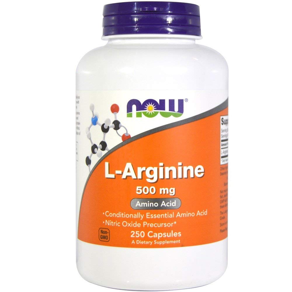 Şimdi Gıdalar L-Arginine (500 mg) - 250 ct (Pack of 2)