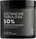 Cistanche Tubulosa Extract - Ultra High Potency 10:1% 50 Echinacoside & 10% Verbascoside - Highly Interd - Third-Party Lab Tested - 60 Capsules