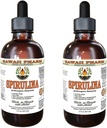 Spirulina Alkol Özgür Tasdi, Organik Spirulina (Arthrospira plakansis) kuru Algae Glycerite Natural Herbal Supplement, Hawaii Pharm, USA 2x2 fl.oz