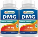 En İyi Doğallar DMG 125 mg 120 Capsules (120 Count (Pack of 2))