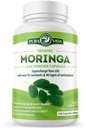 PURA VIDA MORINGA Capsules Single Origin Moringa Toz Organik. Pure Moringa Leaf. Energy, Metabolism, & Immune Support. 120ct. 500 mg Caps.