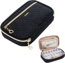 BAGSFY Pill Organizer Case 2 Times a Day- Weekly Medicine Organizer Travel Pill Box with Removable 7 Day Medicine Case Container for Fish Oil, Vitamin, Συμπλήρωμα