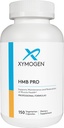XYMOGEN HMB PRO - Kas Kurtarma için HMB Supplements - Vitamin D3 - Gluten Free, Vegan, Non GMO (150 Capsules)