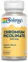 Solaray Chromium Picolinate Tabletler, 500 mcg | 60 Kont