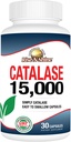 Rise-N-Shine Catalase συμπλήρωμα 15.000 - Ισχυρό αντιοξειδωτικό ένζυμο για την υποστήριξη της υγείας των μαλλιών- συμπληρώματα μαλλιών για την ισχυρή υποστήριξη των μαλλιών - 30 κάψουλες