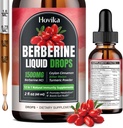 Berberine HCL Liquid Drops - 1500 mg Yüksek derecede Absorbable Berberine Liquid Drops - Berberine Veggie Supplement for Immune, Digestion System and Heart Health Support, Strawberry Flavor- 2 FL Oz