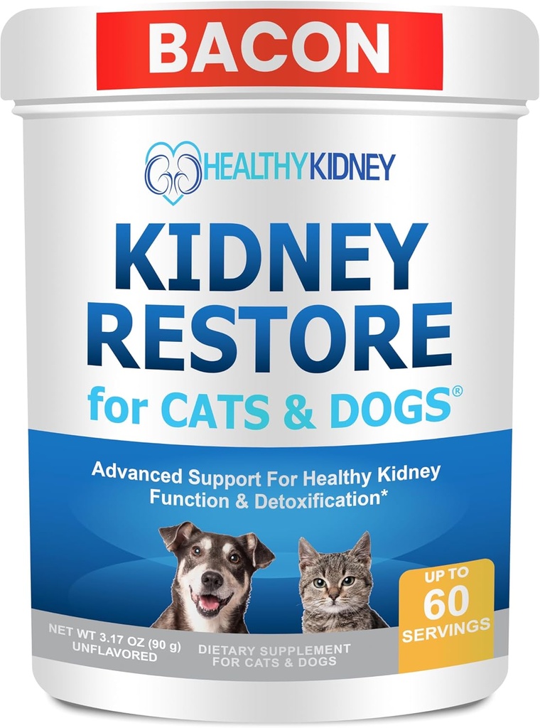 Cat and Dog Kidney Support, Natural Renal Supplements to Support Pets, Feline, Canine Health Kidney Function and Urinary Tract. Pet Health için temel olarak, Pet Alive, Kedilere ve Köpeklere Ekle Kolay