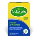 Culturelle Health & Wellness Daily Probiotic for Women & Men - 30 Count - 15 Billion CFUs & A Proven-Effective Probiotic Strain Υποστηρίξτε το ανοσοποιητικό σας σύστημα - Χωρίς γλουτένη, Χωρίς σόγια, Μη ΓΤΟ