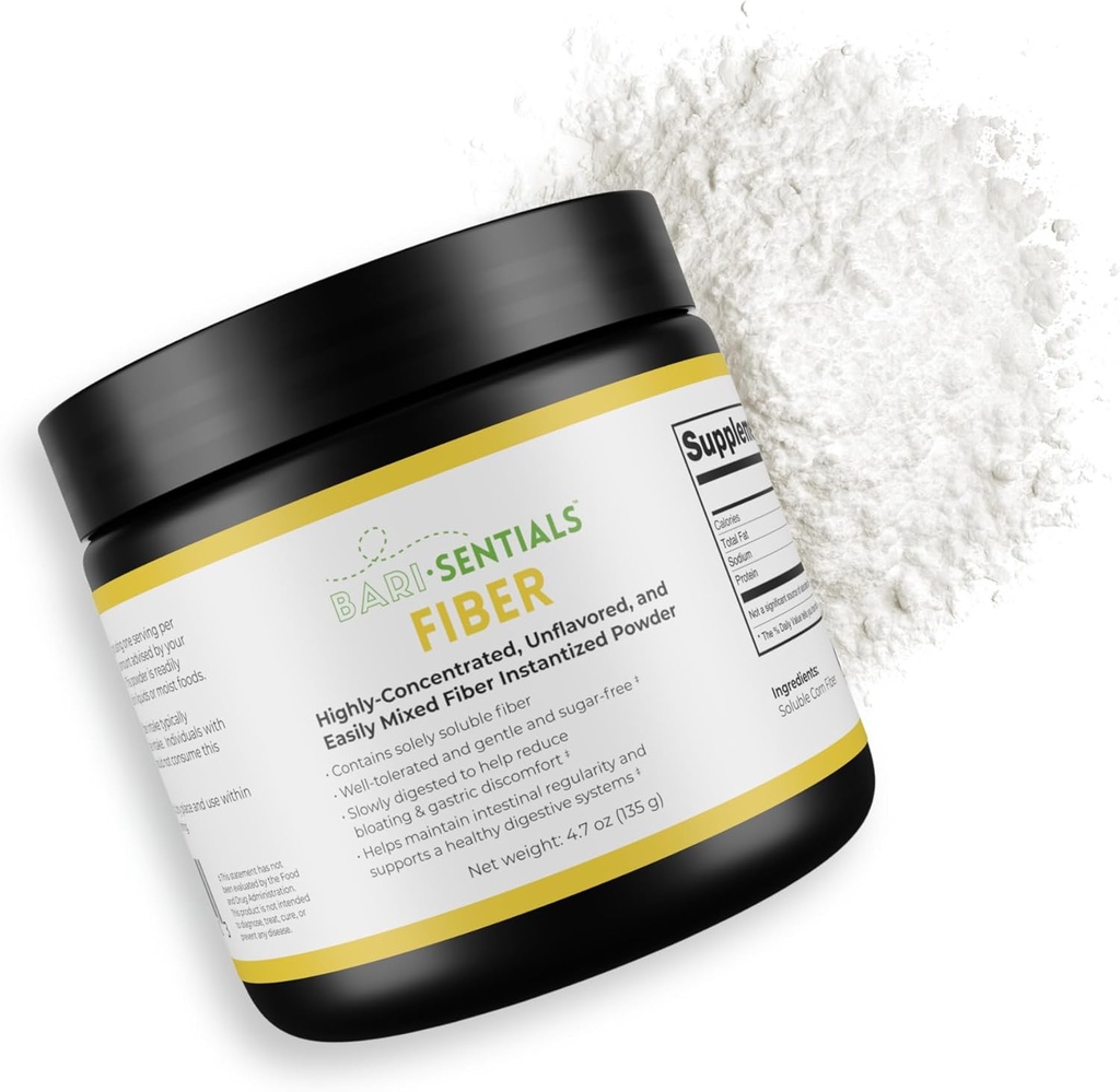 Barisentials Soluble Fiber Powder Supplement – Άγευστη Digestive Health & Gut Support Supplement, Εύκολα Mixes, Γλουτένη & Ζάχαρη Χωρίς, Βαρυατρική Fibre, 135g (40 Services)