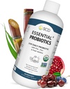 Kadınlar için SCD Essential Probiyotikler, Erkekler, Çocuklar ve Toddler, Digestion ve Immunity için Canlı Probiyotikler, Gut Health Liquid Probiyotik Supplement 11 Strains – 16.3 fl oz by SCD Probiyotiks