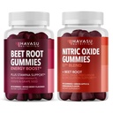 AKSU NUTRITION Nitric Physics Gummies with L-Arginine and Beet Root (1 Ay Supply) & Beet Root Gummies with COQ10 & Pomegranate (1 Ay Supply)