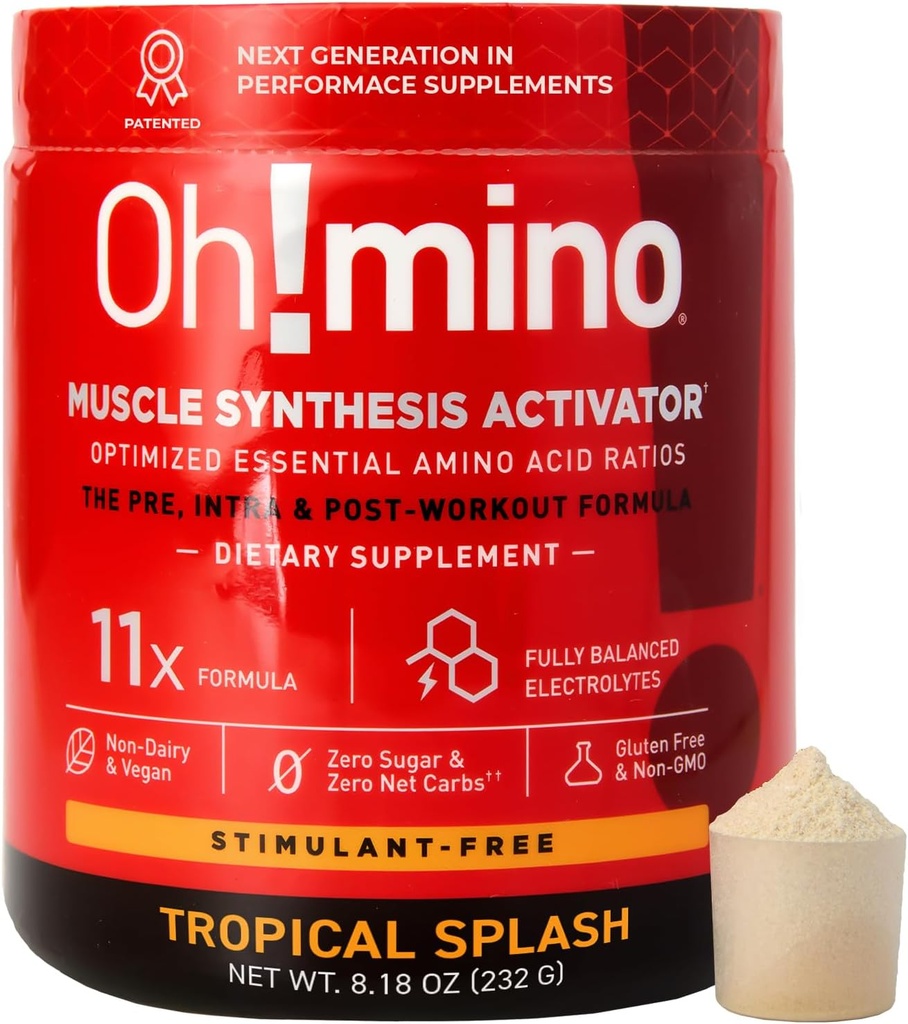 Oh!mino Essential replicas Supplement. Tropikal Cadde, Stimulant-Free Toz. Tüm 9 EAAs, BCAAs ve İşouts için Mükemmel Amino Enerji ve Kas inşa etmek ve Daha Hızlı Yeniden Keşfetmek.
