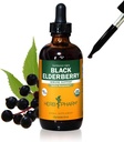 Βότανο Pharm Certified Organic Black Elderberry Liquid Extract για την υποστήριξη του ανοσοποιητικού συστήματος, οργανικό αλκοόλ από ζαχαροκάλαμο, 4 ουγγιά