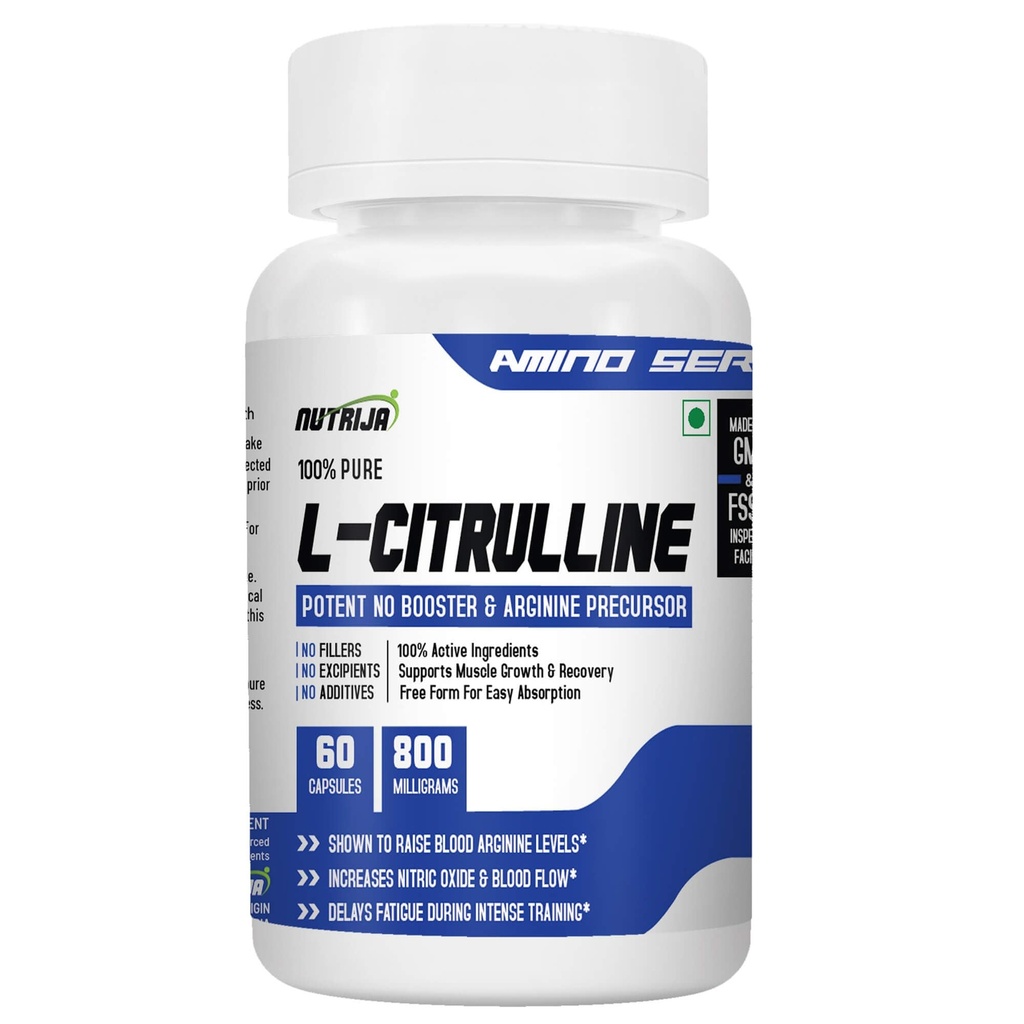 L- CITRULLINE 800Mg- Συσκευασία 60 Καψακίων