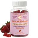 Cheeky Bonsai, Κολπική Προβιοτική Gummies για τις γυναίκες - Ισορροπημένο pH, Υγιεινή Odor, και Flora Υποστήριξη - 5 δισεκατομμύρια CFUs - Juicy Flawry Flavor, 60 Count