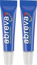Abreva 10 Percent Docosanol Cold Sore Treatment, Treats Your Fever Blister in 2.5 Days - 0.07 oz Tube x 2