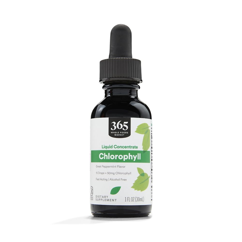365 by Whole Foods Market, Liquid Mechanic Chlorophyll, Peppermint Flavor, 1 Fl Oz