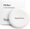 SuperSmart - Pill Box, Tabletler için 1 Cuting Blade ile 7 Gün - Seyahat Boyut Makale - Supplements & Drugs için Küçük Depolama - 7 Büyük Karşılaştırma ile Kolay Kullanımı | Beyaz Karşılaştırmalar | Beyaz