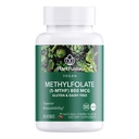 PlantFusion Vegan High Potency Methylfolate 5-MTHF – Γρήγορη δράση Υπογλώσσιο συμπλήρωμα φολικό μεθύλιο είναι 6X Περισσότερα απορροφήσιμο - μη-GMO, Υποστηρίζει Καρδιαγγειακό & Εγκέφαλο - 60 Lozenges
