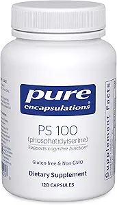 Pure Encapsulations PS 100 | Phosphatidylserine Amino Asit Supplement for Brain and Memory* | 120 Capsules