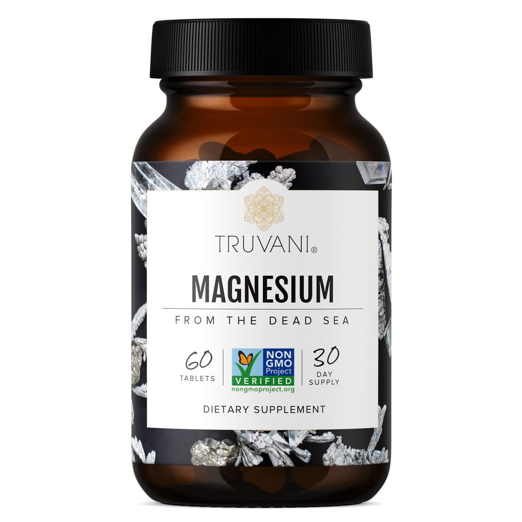 Truvani 400 mg Oksit Tabletleri | 60 Tabletler | Destekler Calm ve Uyku, Sağlıklı Kemikler, Kas Sağlığı, Digestive Health | Non-GMO, Vegan Pills