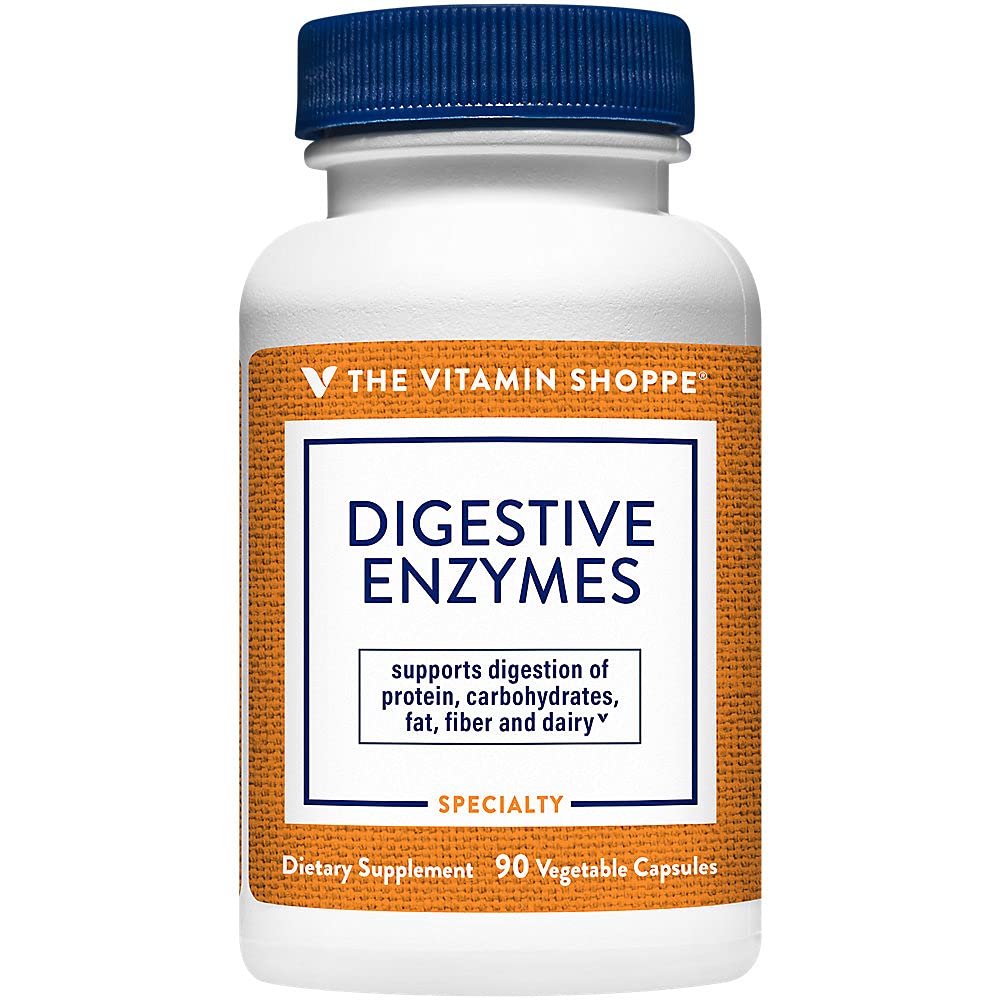 Digestive Enzymes - Plant-based Digestive Formula, Προάγει την Digestion για να βοηθήσει την απελευθέρωση των θρεπτικών συστατικών, της θρέψης θρεπτικών συστατικών και της απορρόφησης (90 κάψουλες λαχανικών) από το The Vitamin Shoppe