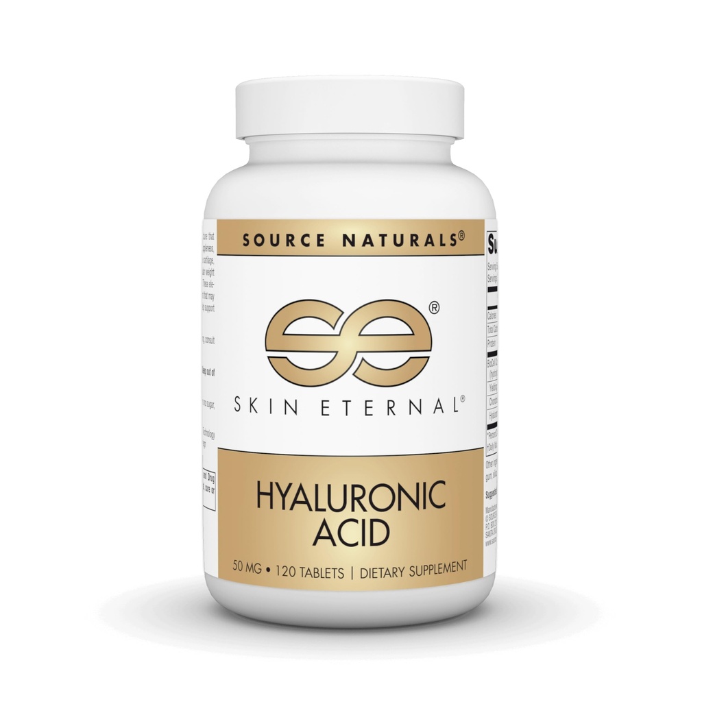 Πηγή Naturals Δέρμα Αιώνιο Υαλουρονικό Οξύ, 50mg - 120 δισκία