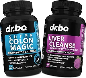 Καθαριστικό του παχέος εντέρου Detox & Liver Cleanse - 15 ημέρα χάπια καθαρισμού του εντέρου Probiotic & Liver Detox συμπλήρωμα υποστήριξης γάλακτος Thittle Dandelion - Bowel Movement Συμπληρώματα για το εντερικό στομάχι Bloating Gut