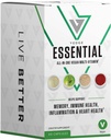 Vedge Vegan Omega 3 Kadınlar ve Erkekler için Multivitamin - Plant-Based Algal EPA & DHA + Vitamin B12, Vitamin D, K2, Magnezyum, çinko & Selenium - 30 günlük Supply – Non-GMO, Gluten Free, Made in USA