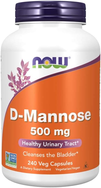 Şimdi Gıdalar D-mannose 500 mg,240 Veg Capsules