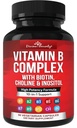 İlahi Bounty Super B Kompleksi - Tüm B Vitaminleri B12, B1, B2, B3, B5, B6, B7, B9, Folic Asit - B Supplement - Sağlıklı Enerji Metabolism - 90 Vejetaryen Capsules