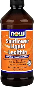Şimdi Gıdalar Sunflower Sıvı Lecithin, 16oz- 4 Paketi Şimdi Gıdalar