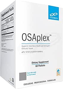 XYMOGEN OSAplex - Klinik olarak Mikrokristal Hidroxyapatite Yoğun Mekanik MCHC, Kalsiyum + Vitamin D3 - Bone Collagen Formation, Bone Mineral Influence + Strength (60 Packets)