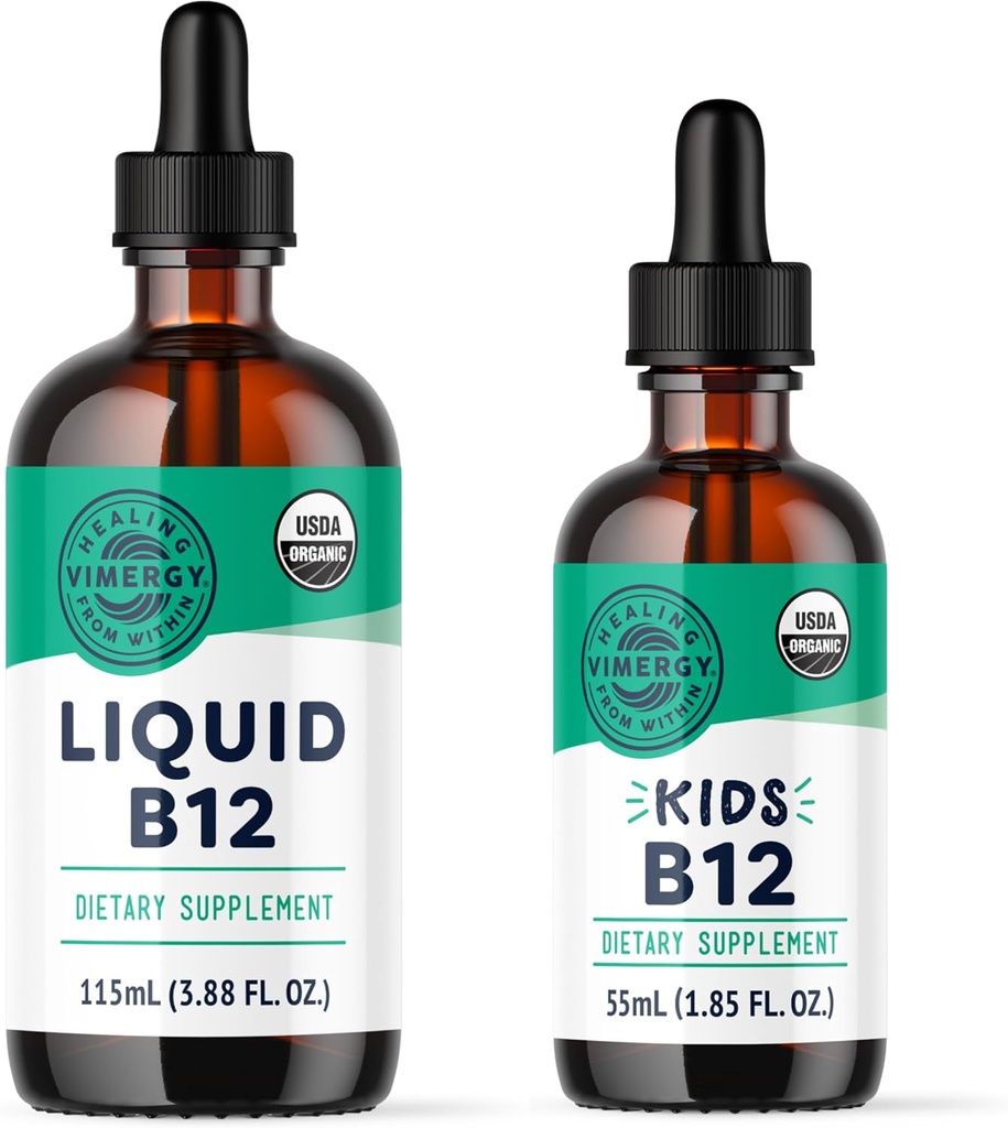 Vimergy B12 (115 mL) ve Çocuklar B12 (55 mL)