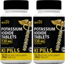 Potasyum Iodide Tabletleri 130 mg (2 Pack) - 280 Tablet