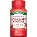 Nature's Truth Apple Cider Vinegar Vegan Capsules | 1200 mg | 60 Veggie Pills | Ekstra Kuvvet | Vegan, Non-GMO ve Gluten Free Supplement