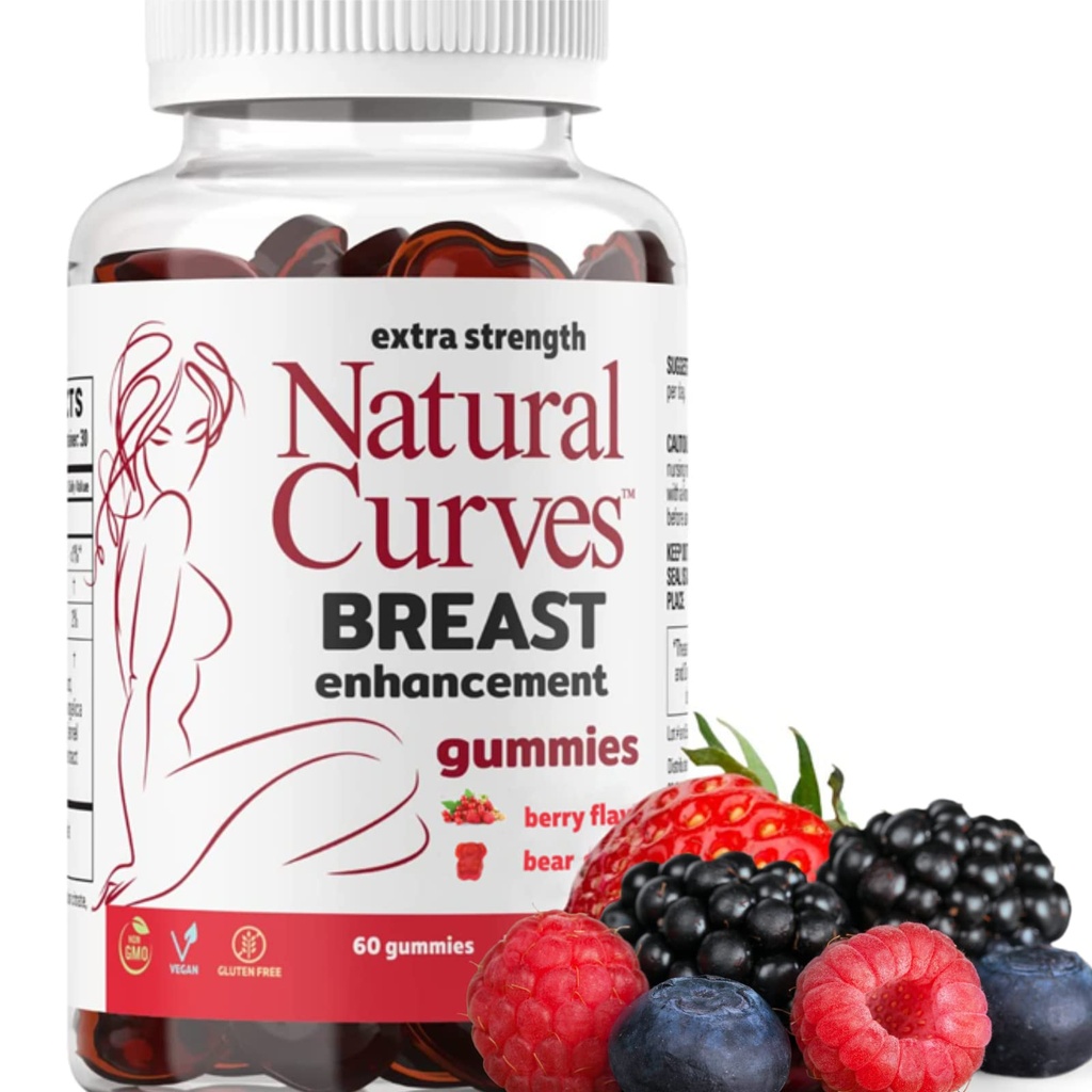 Gummies Ενίσχυση του στήθους – Bust Firming & Lifting Support – Φυτική βοτανική φόρμουλα για Fuller, Perkier Στήθος – Γυναικείο συμπλήρωμα υγείας – Made in USA – 60 Gummies