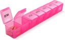 Pink XL Ekstra Büyük Haftalık ve Günlük Pill Pills /Vitamin/Fish Oil /Supplements (Pink) için Organize Edilecek