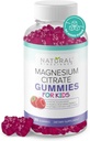 Χωρίς ζάχαρη Μαγνήσιο Gummies για τα παιδιά 100mg - Κρέμα μαγνησίου για την υποστήριξη της ηρεμίας & του ύπνου Chewable Kids, Βοήθεια για τον Ύπνο, Anti-Stress, Υγεία των οστών, χαλάρωση των μυών, 30 Vegan χωρίς γλουτένη Gummys