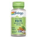 SOLARAY Fo-Ti 610 mg - Βότανο Υποστήριξη για τη γήρανση, τη μακροζωία, και τα μαλλιά, δέρμα & νύχια - Vegan - 60-Day Εγγύηση επιστροφής χρημάτων - 100 Υπηρεσίες, 100 VegCaps