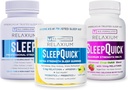 Relaxium Sleep | 60 Capsule+ Sleep Quick Melts + Gummies (Family Pack Sleep Sche)