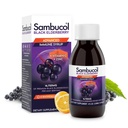 Sambucol Advanced Black Elderberry Syrup - Elderberry με ψευδάργυρο και βιταμίνη C για ενήλικες, Sambucus Elderberry Syrup, Elderberry Liquid - 4 Fl Oz