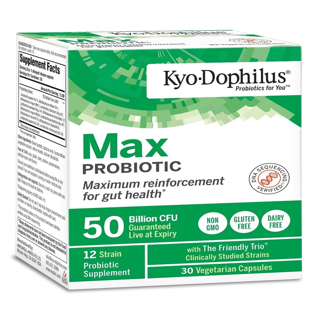 Kyo-Dofilus Max Probiyotikler, 30 Vegetarian Capsules