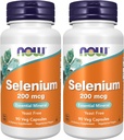 Şimdi Tamamlar, Selenium (L-Selenomethionine) 200 mcg, Essential Mineral*, 90 Veg Capsules (Pack of 2)